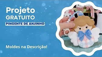 Como fazer anjinho de feltro