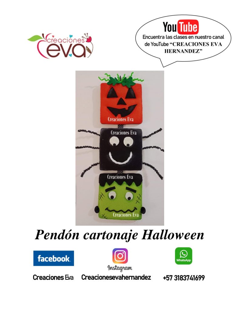 Como fazer artesanato de Halloween - molde parte 1