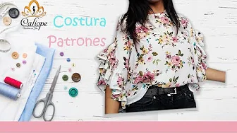 Como fazer blusa com babados
