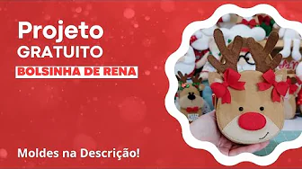 Como fazer bolsinha de rena parte 2