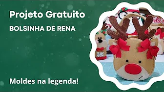 Como fazer bolsinha de rena