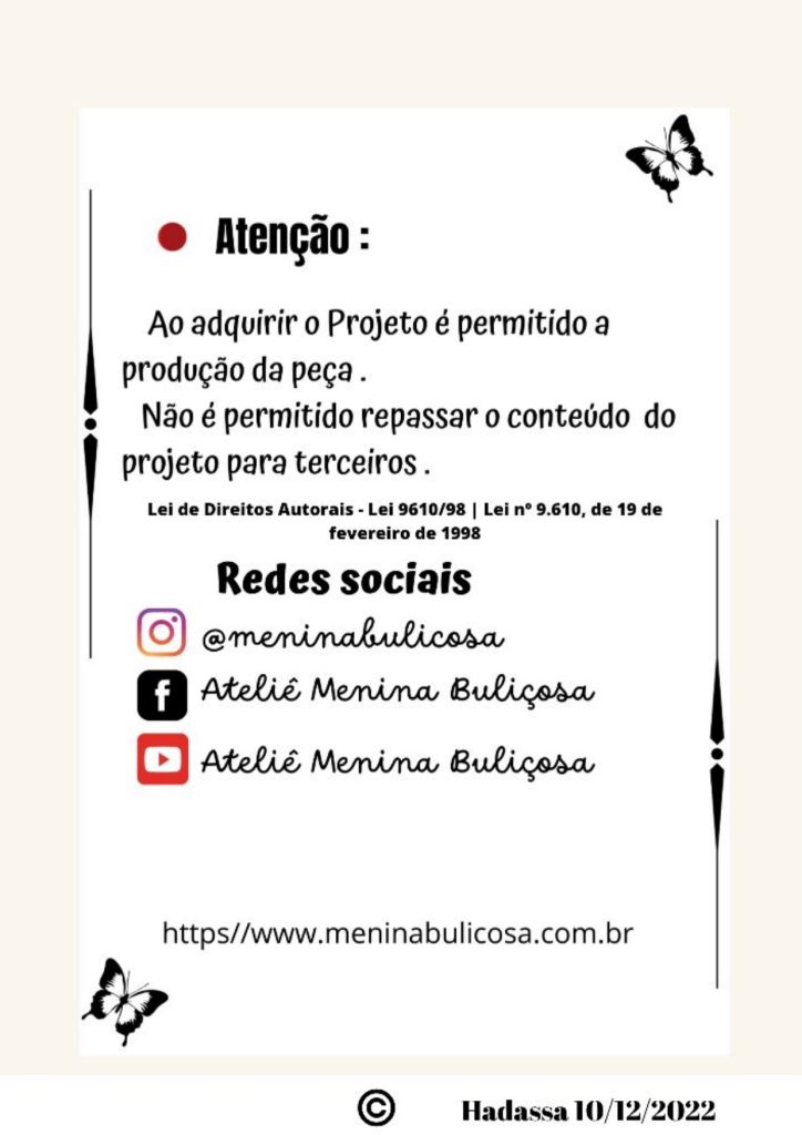 Como fazer boneca de pano Emília mocinha - molde parte 2