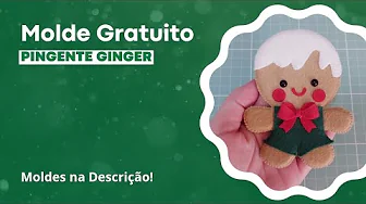Como fazer boneco de gengibre de feltro