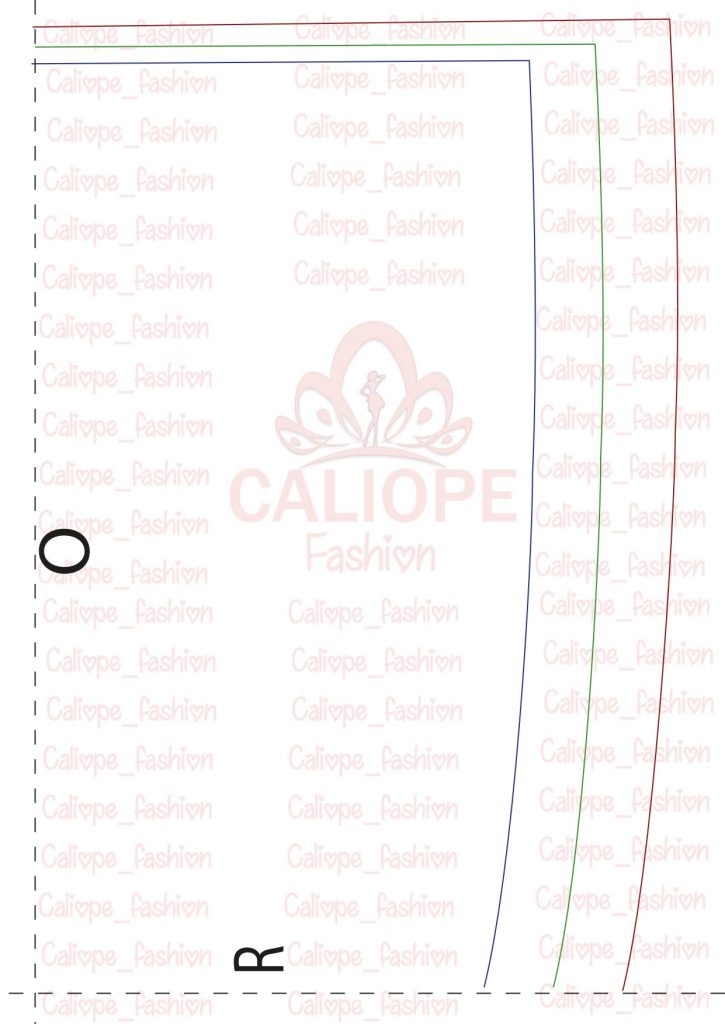 Como fazer calça wide leg baggy - molde parte 19