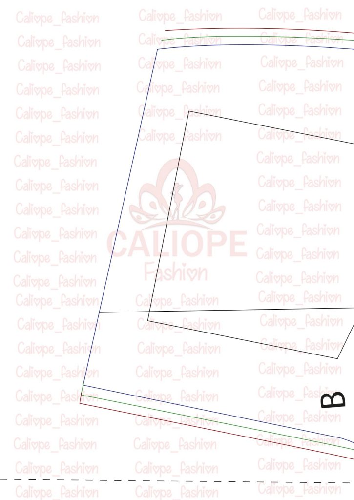 Como fazer calça wide leg baggy - molde parte 2