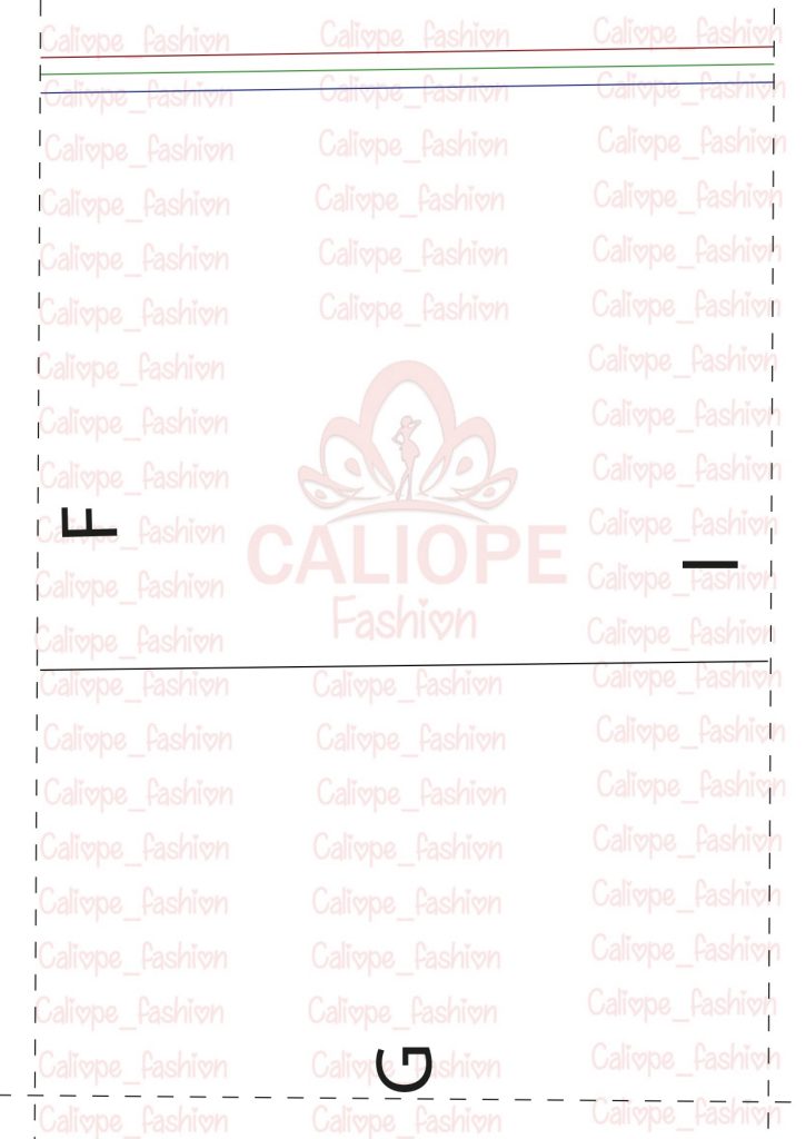Como fazer calça wide leg baggy - molde parte 7