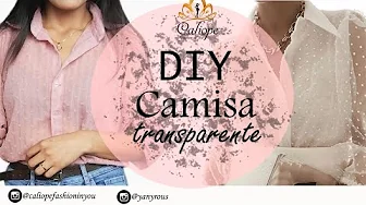Como fazer camisa transparente