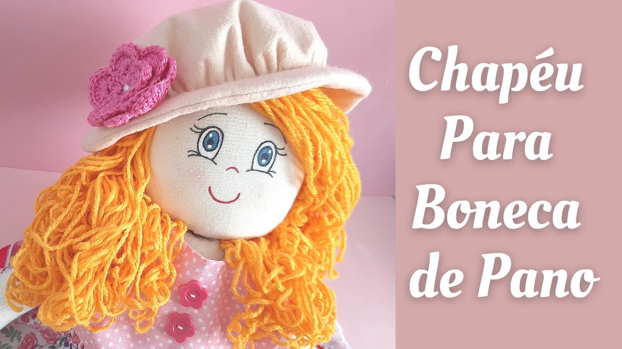 Como fazer chapéu para boneca passo a passo fácil