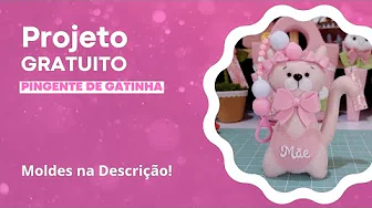 Como fazer gatinho de feltro