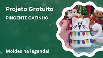 Como fazer gato de feltro