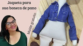 Como fazer jaqueta para boneca de pano