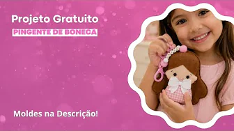 Como fazer pingente de boneca