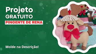 Como fazer pingente de rena