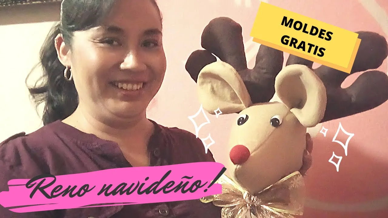 Como fazer rena natalina fácil e rápida