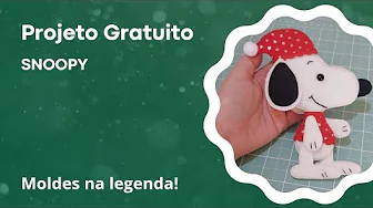 Como fazer Snoopy de feltro
