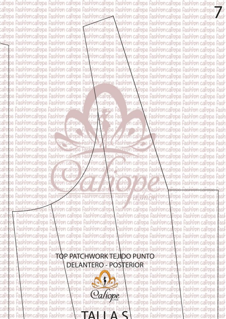 Como fazer tops de patchwork com retalhos de tecido - molde parte 8