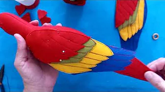 Como montar arara de feltro 3D