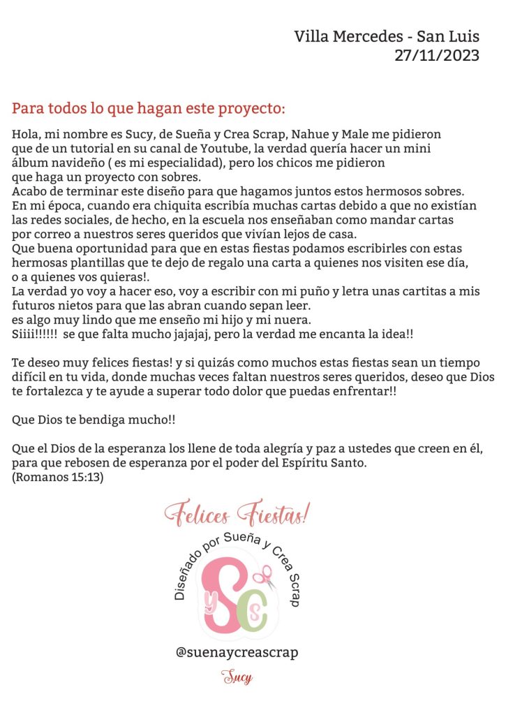 Como montar envelopes natalinos - molde parte 1