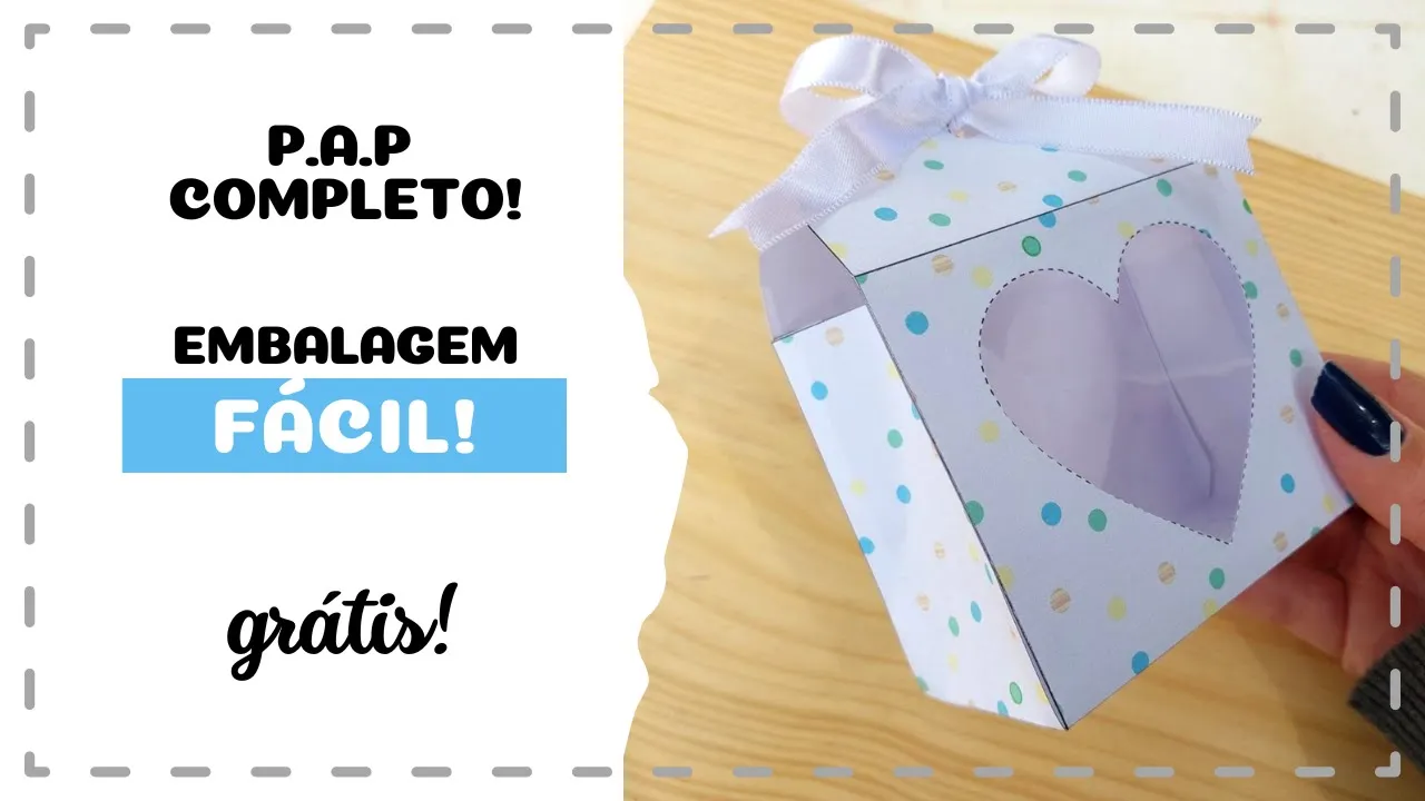 Embalagem fácil para lembrancinhas