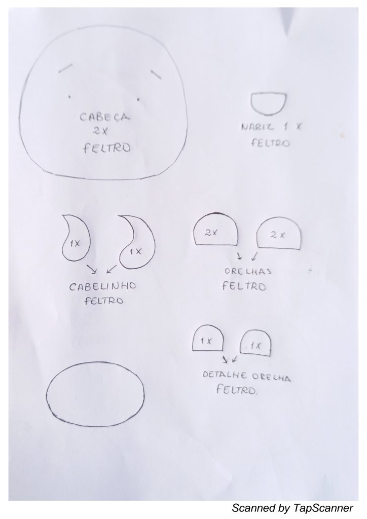 Enfeite de porta maternidade de leãozinho - molde parte 1