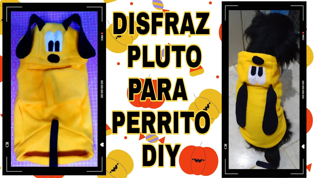 Fantasia de Pluto para cachorro e gato