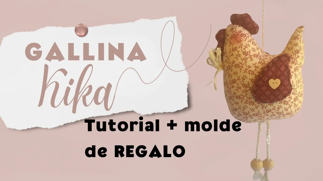 Galinha Kika, adorável e simples
