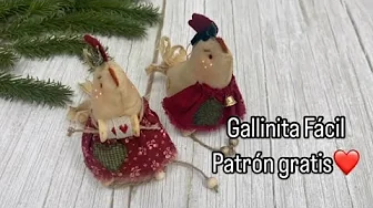 Galinhas fáceis de tecido