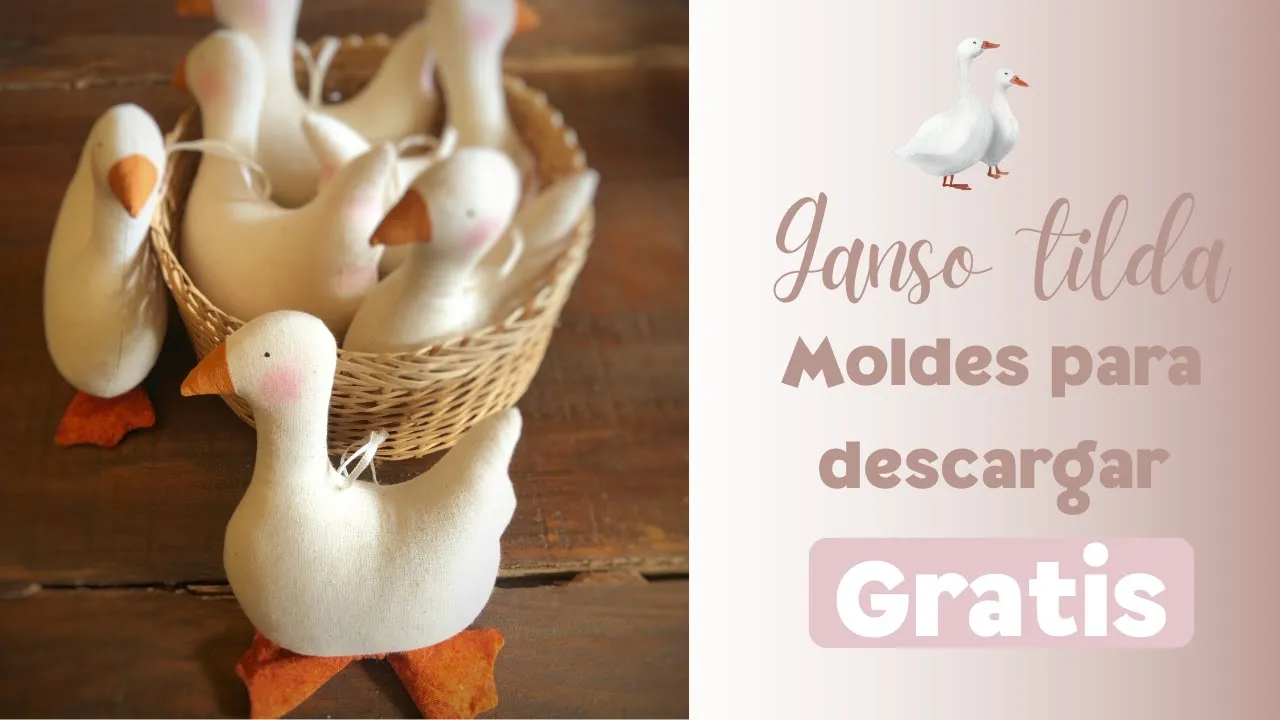 Ganso de tecido fácil, rápido e com poucos materiais