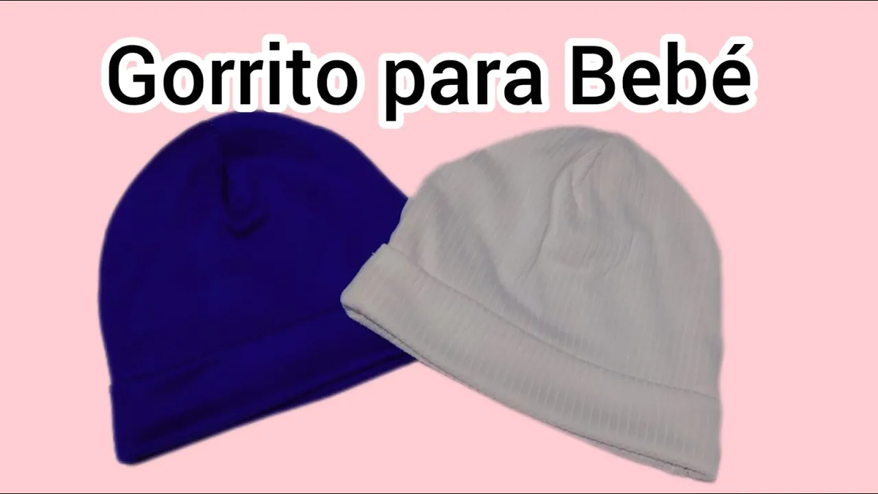 Gorro para bebê de 0 a 3 meses
