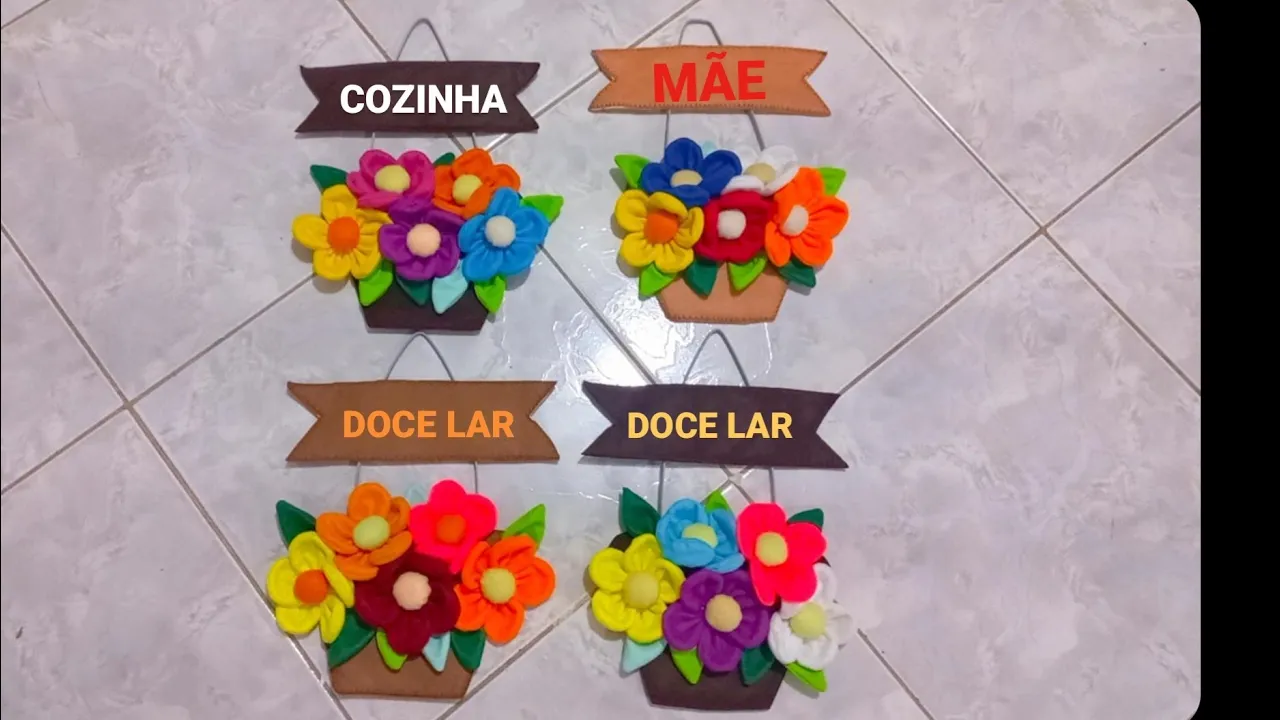 Guirlanda de flores Doce Lar