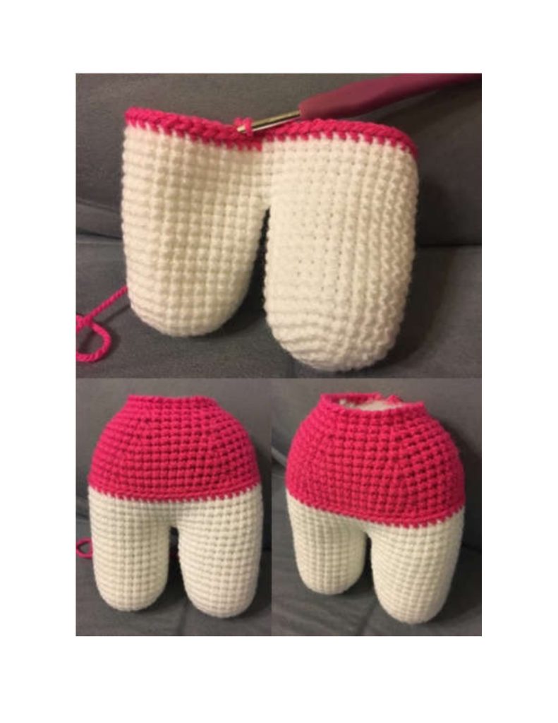 Hello Kitty de amigurumi - molde parte 8