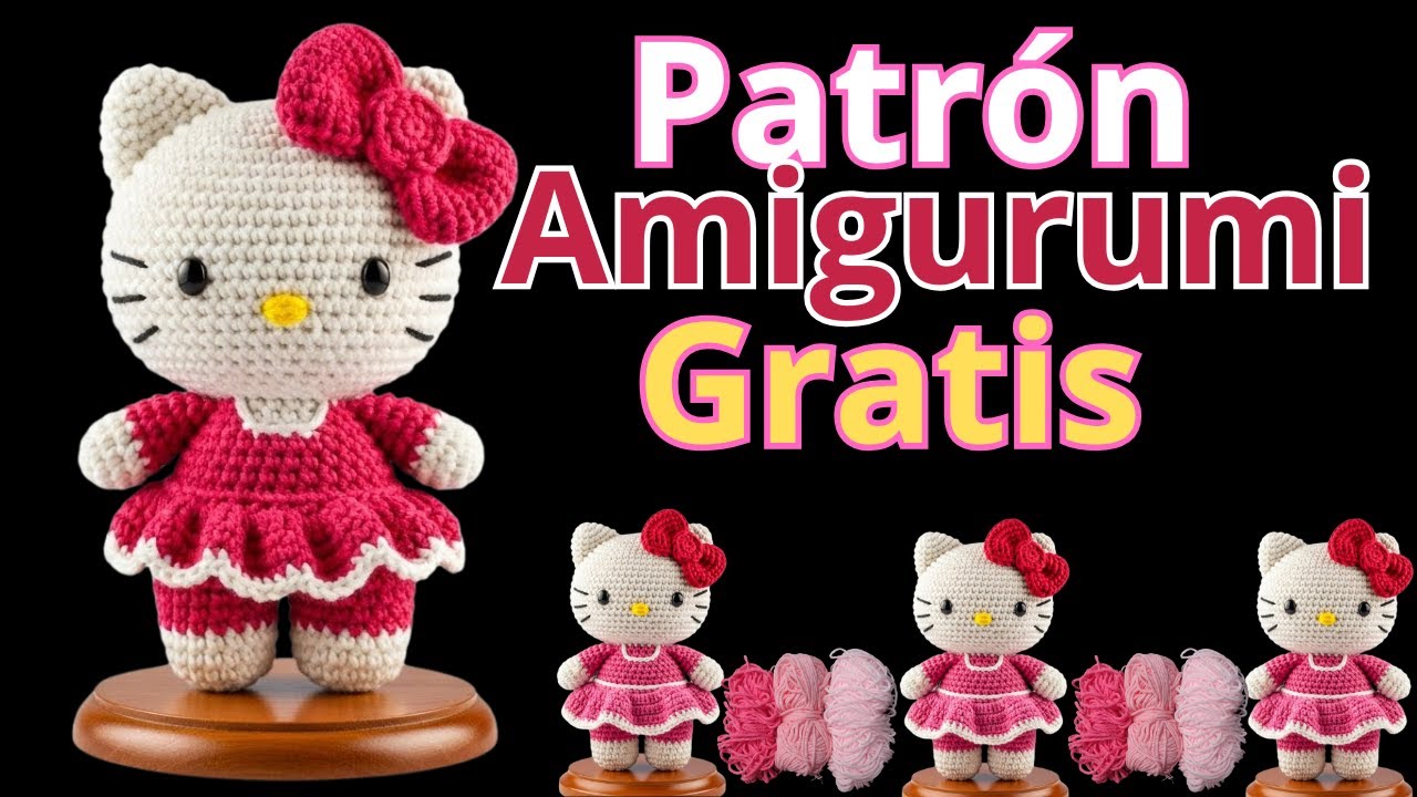 Hello Kitty de amigurumi