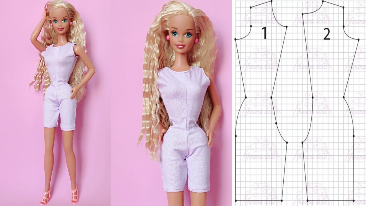 Macacão para Barbie antiga