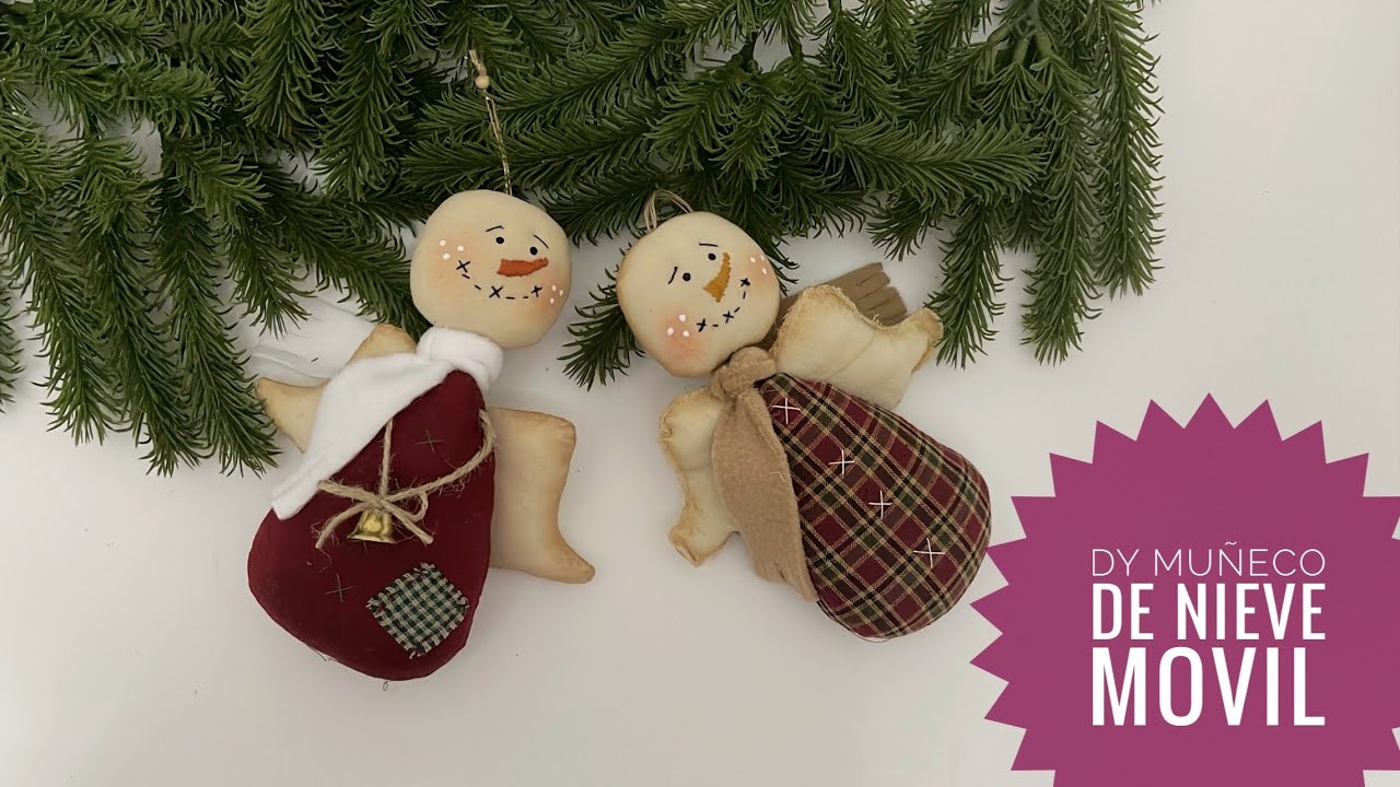Móbile de boneco de neve