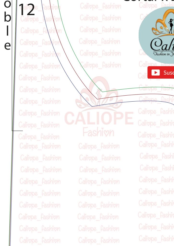 Moletom com capuz - molde parte 13