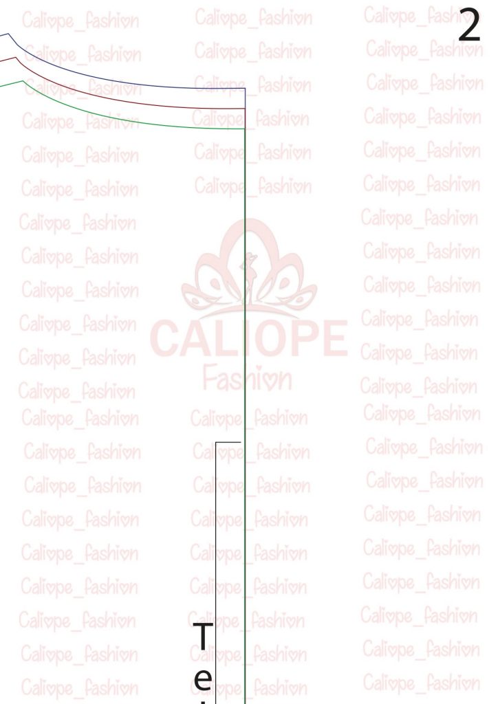 Moletom com capuz - molde parte 3