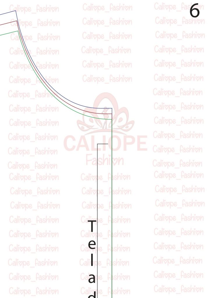 Moletom com capuz - molde parte 7