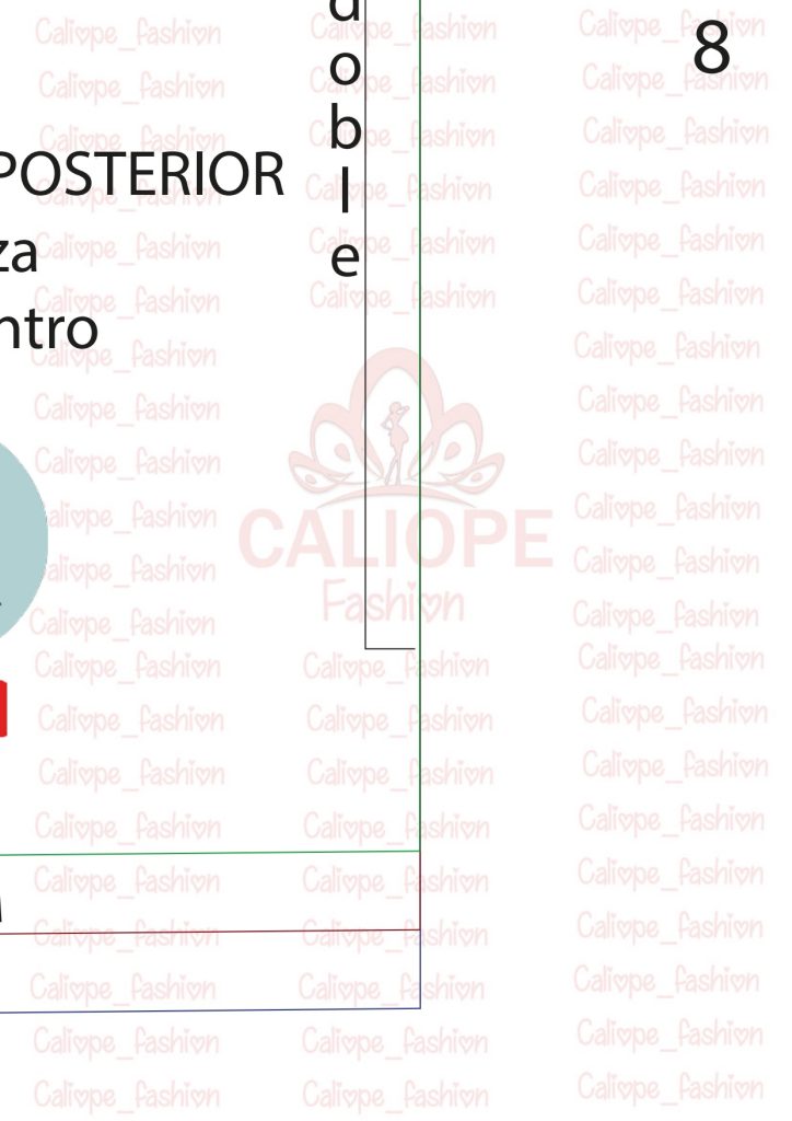 Moletom com capuz - molde parte 9