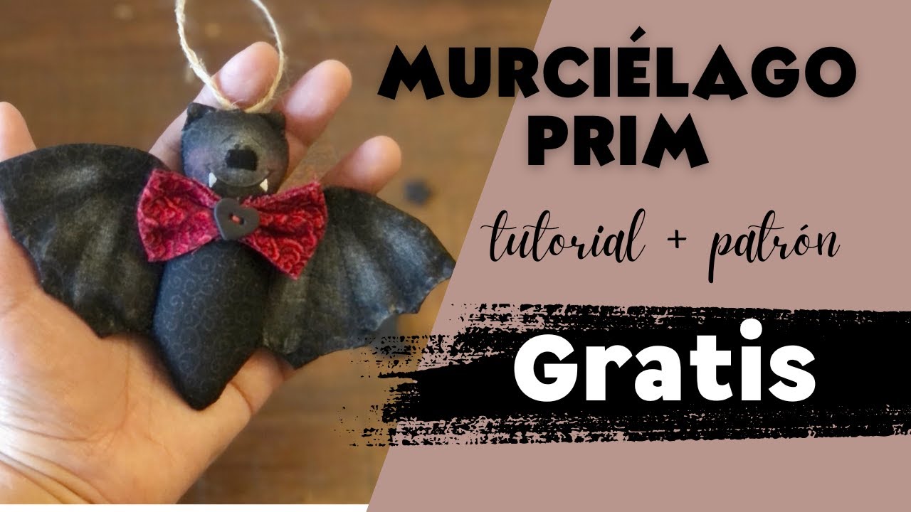 Morcego primitivo de tecido para o Halloween rápido e econômico