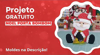 Papai Noel porta-bombom