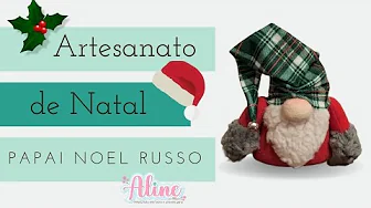 Papai Noel russo de feltro