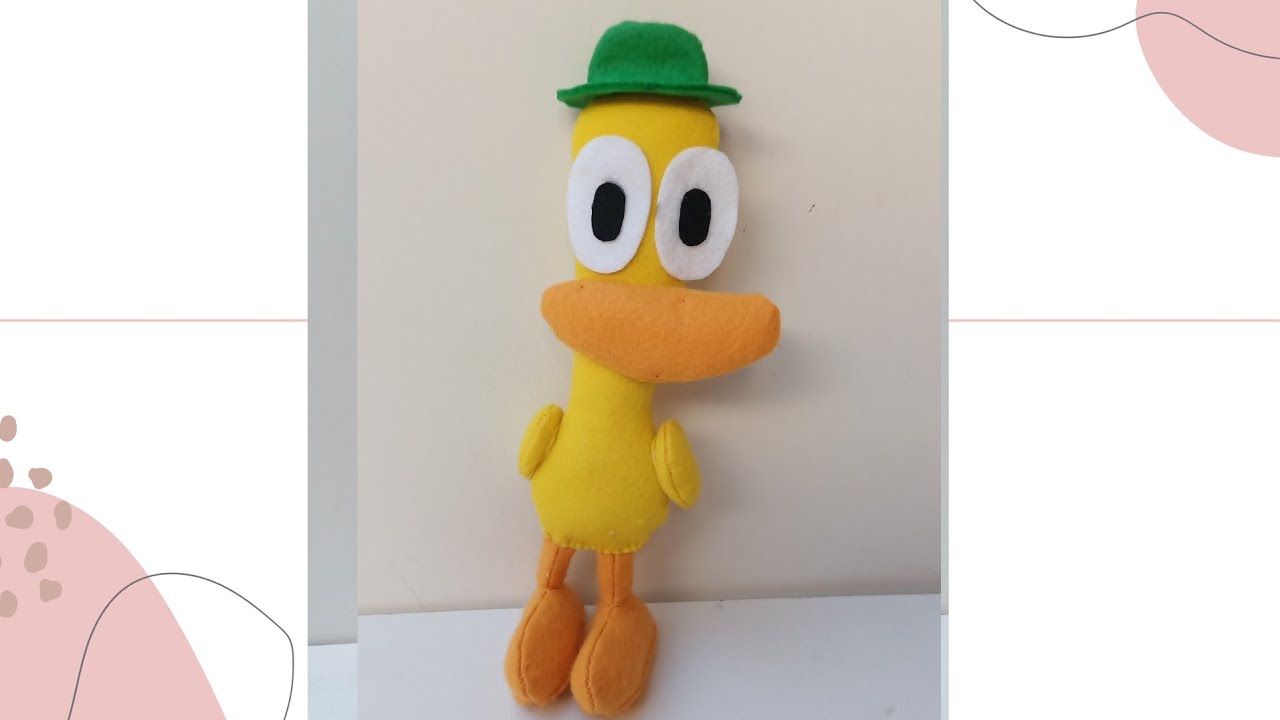 Pato do Pocoyo de feltro