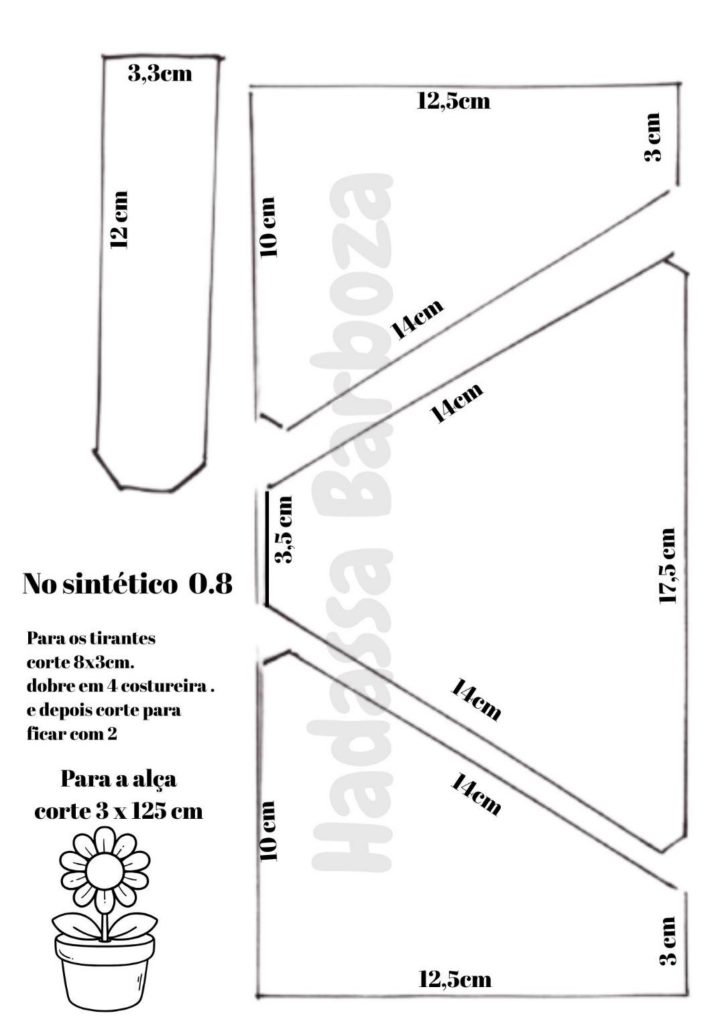 Porta-celular fácil com retalhos de sintético - molde parte 1