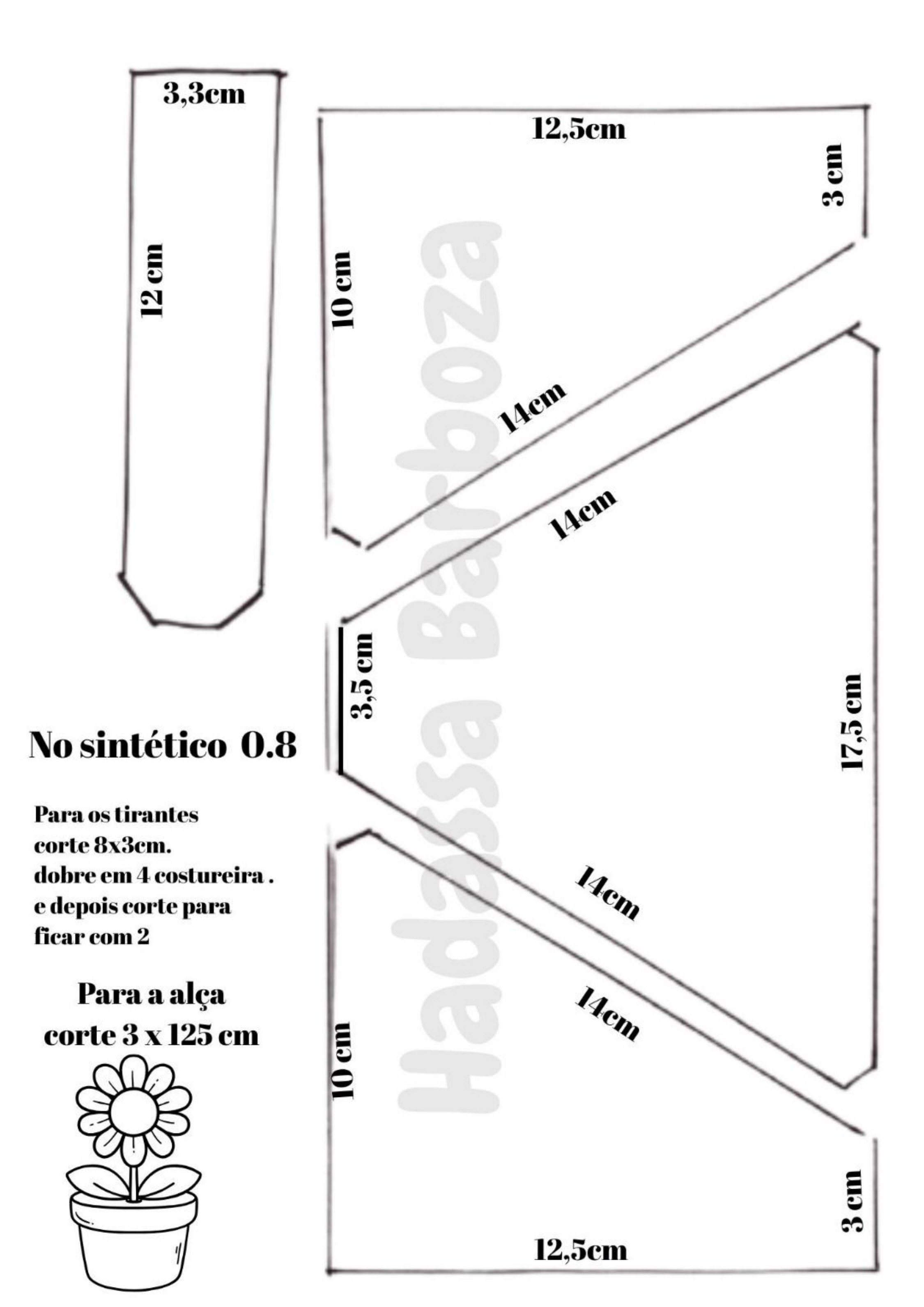 Porta-celular fácil com retalhos de sintético - molde parte 1