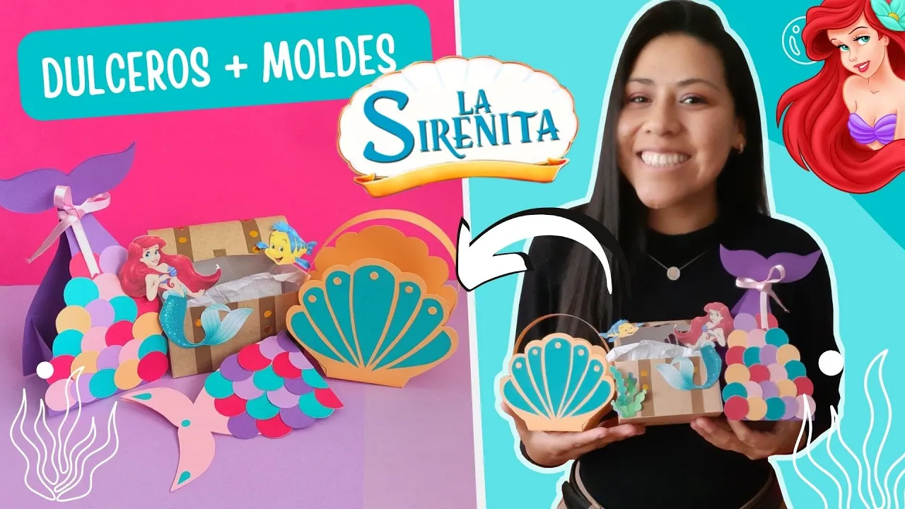 Porta-doces da Pequena Sereia