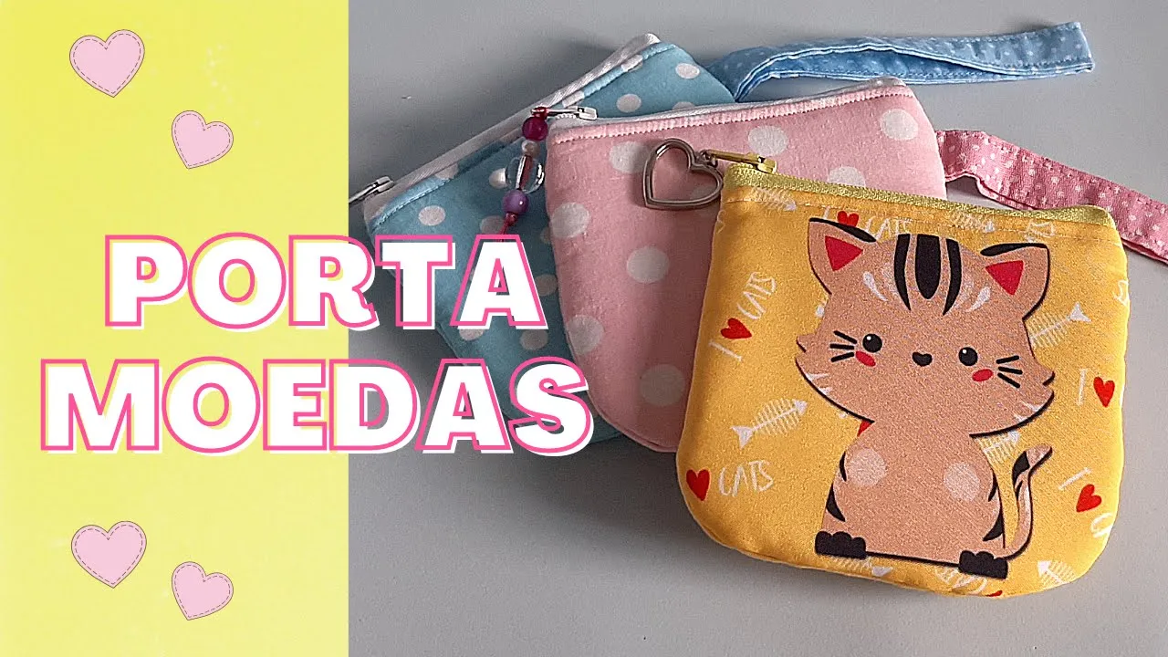 Porta-moedas e cartões muito fácil
