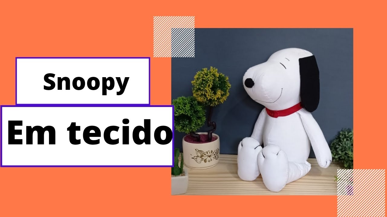Snoopy de tecido