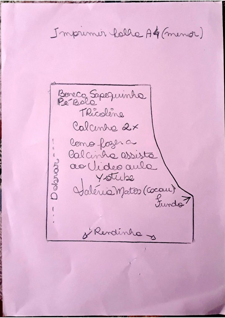 Sua primeira boneca de pano completa para iniciantes - molde parte 4