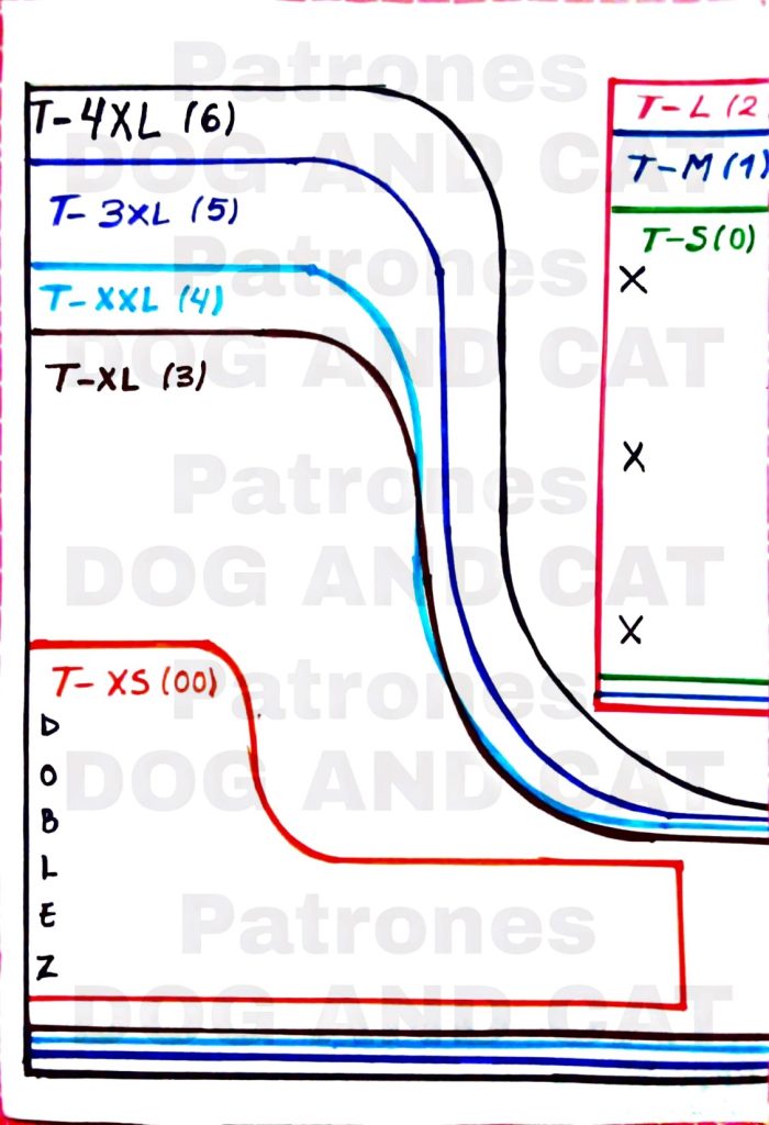 Suéter natalino para cachorrinha - molde parte 2