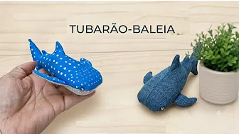 Tubarão-baleia de tecido incrível